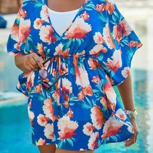 Beaded Boho Tassell Coverup M/L